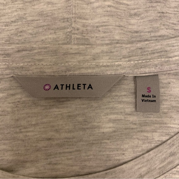 NWOT Athleta Long Sleeve Top in Heather Gray - Picture 10 of 10
